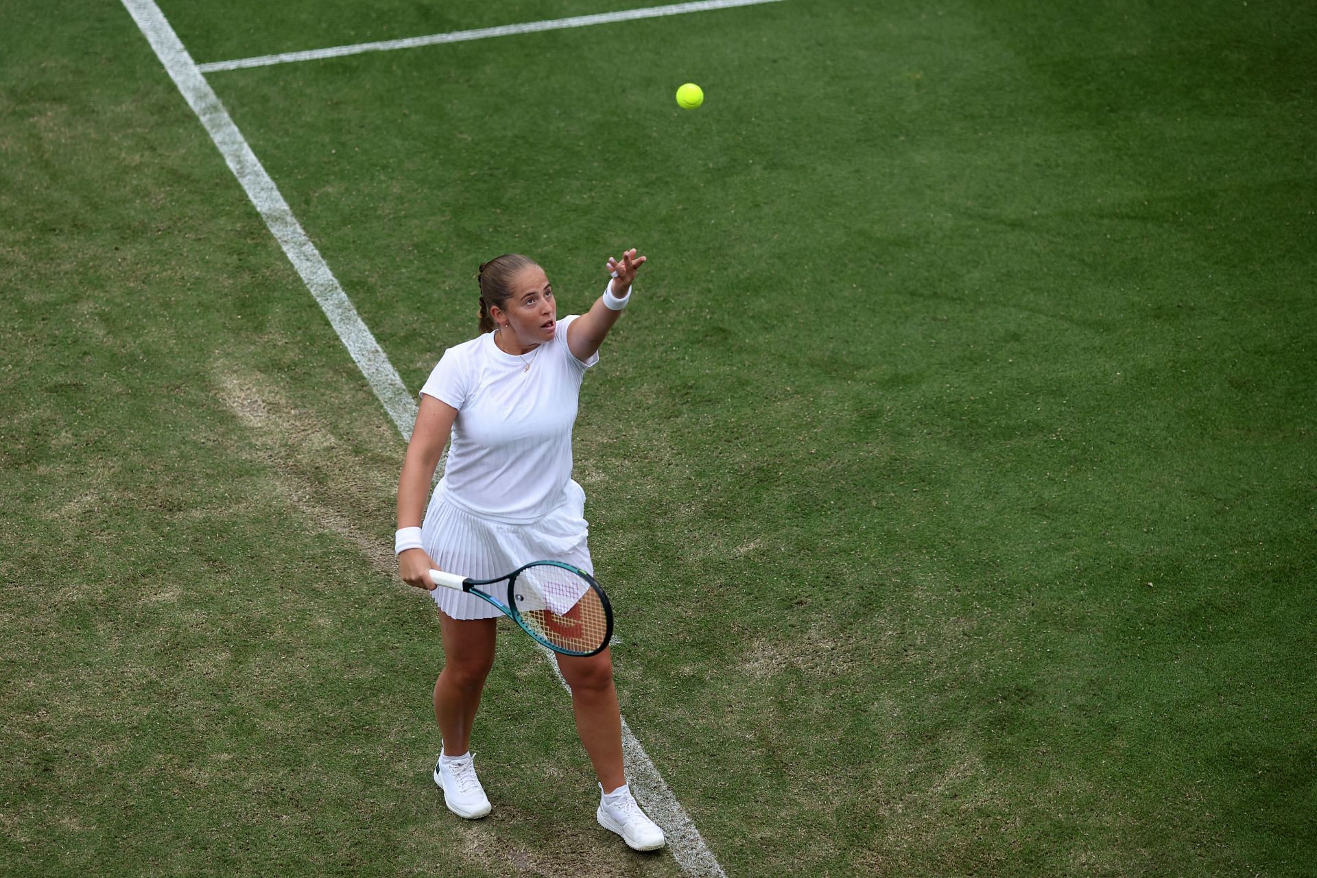 Ostapenko at the Lexus Eastbourne Open - Day Two - Source: Getty